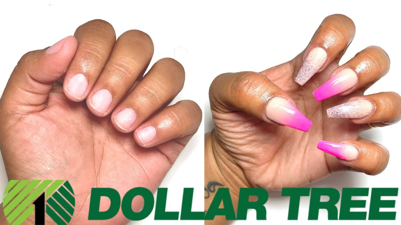 Dollar Tree Press On Nails For 2 And They Last Months Youtube