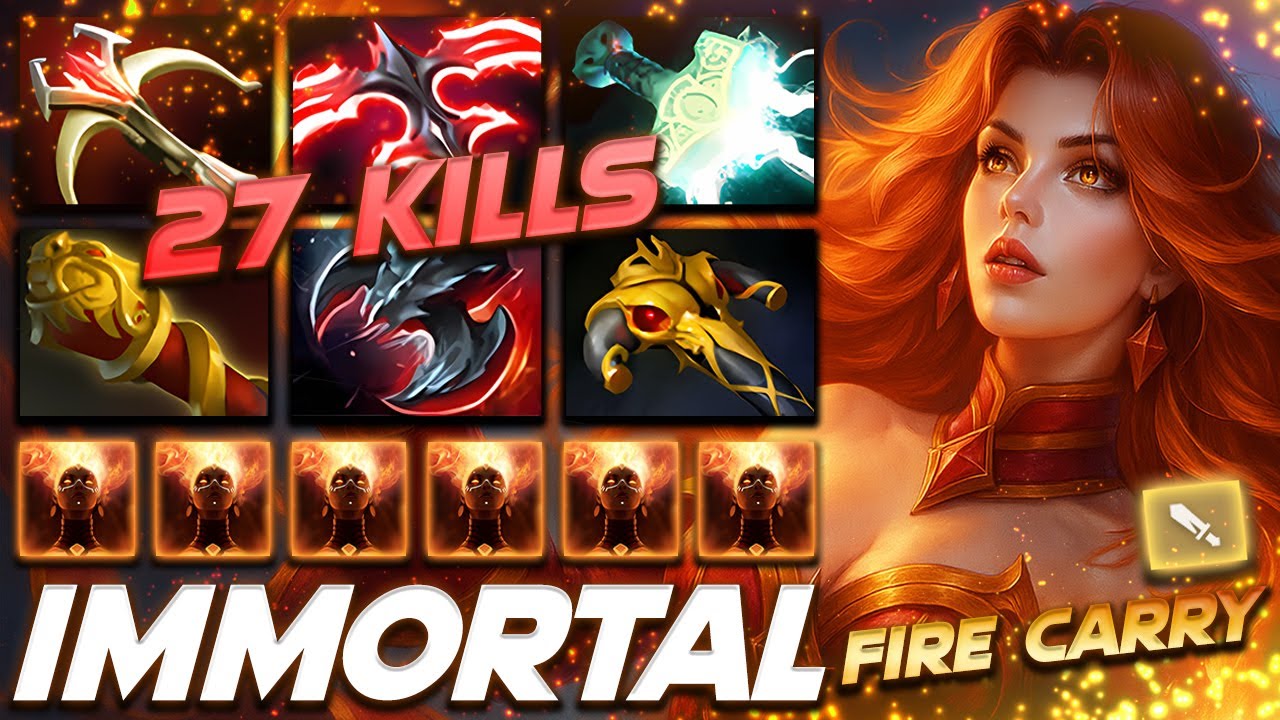 LINA FIRE CARRY - Dota 2 Pro Gameplay [Watch & Learn]