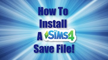 How To Install Sims 4 Save Files #sims4 #sims4savefile