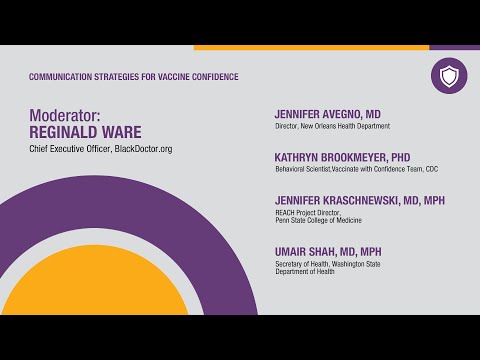 National Forum on COVID-19 Vaccine Town Hall: Communication Strategies for Vaccine Confidence - National Forum on COVID-19 Vaccine Town Hall: Communication Strategies for Vaccine Confidence