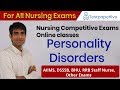 Personality  Disorders | Nursing officer & Staff Nurse Online Classes, Nursing | Testpaperlive