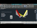 How to Rotate, Mirror, Align Solids in AutoCAD 3D