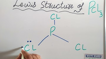Lewis Structure of PCL3  Phosphorus Trichloride PCL3 Chemistry