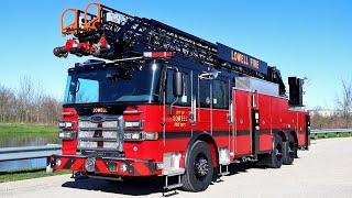 Enforcer™ 105’ Heavy Duty Steel Ladder  Lowell Fire Department, MA