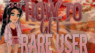 HOW TO GET RARE USER ON MSP! (EXPLAINED WITH VOICE)