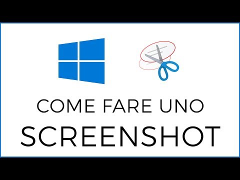 Video: Come Fare Uno Screenshot Del Desktop