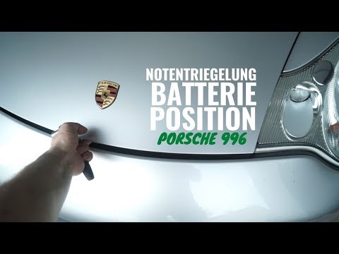 Porsche 911 996 & 997/ Boxster 986 & 987 | Batterie leer , Kofferraum öffnen , Batterie wechseln