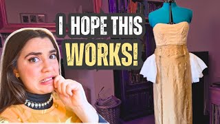 Ep13 -  sewing EMERGENCY underpinning for my dress