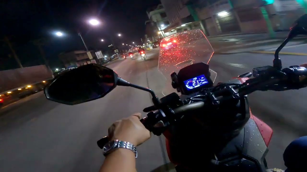 Ride with my motorcycle Honda adv 160 Matt red