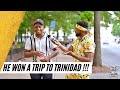 HE WON A TRIP TO TRINIDAD !!!!!  REALLY EXCELLENT INTERVIEW| What Yuh Know- Atlanta