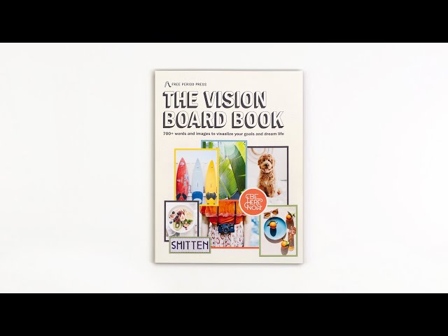 The Vision Board Book: 700+ words and images to visualize your goals a –  Free Period Press