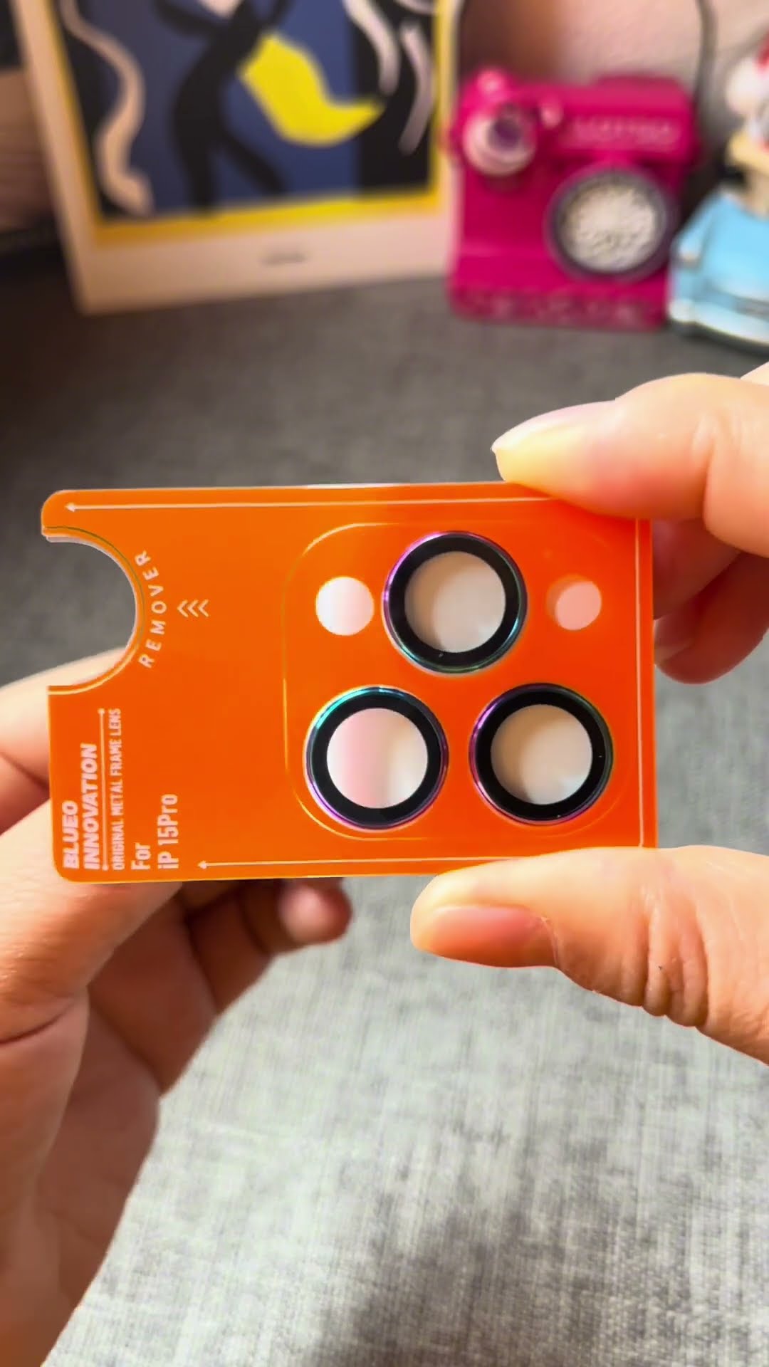 Lens protective film, lens film Blue Gorilla Blue Gorilla lens film Apple 16 iphone15promax Internet