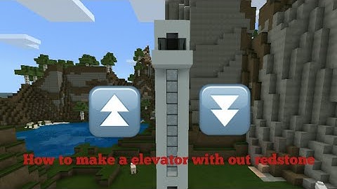 Minecraft: How to make a Working elevator Without Redstone
