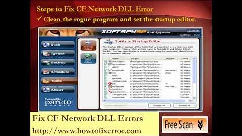 Fix CFNetwork DLL Errors