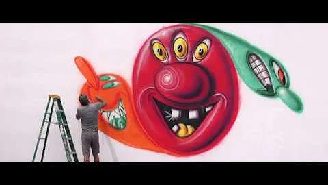 Kenny Sharf  How I approach A Mural