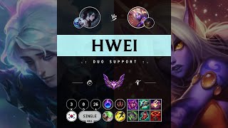 Hwei Support vs Soraka - KR Master Patch 14.9