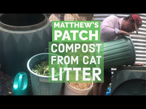 Video: Pet Poop Composting - Cat Feces Go In Compost