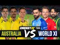 Australia v world xi t20  cricket 22 gameplay