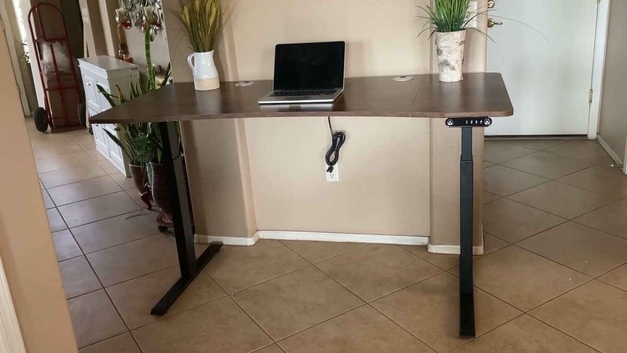 Furmax Electric Height Adjustable Standing Desk, Easy Assembly!
