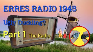 Erres KY487 Dutch Radio from 1948 Rare Find in Oz  Part 1