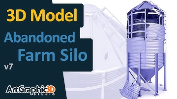 Professional Abandoned Silo 3D Model | 3D Blender