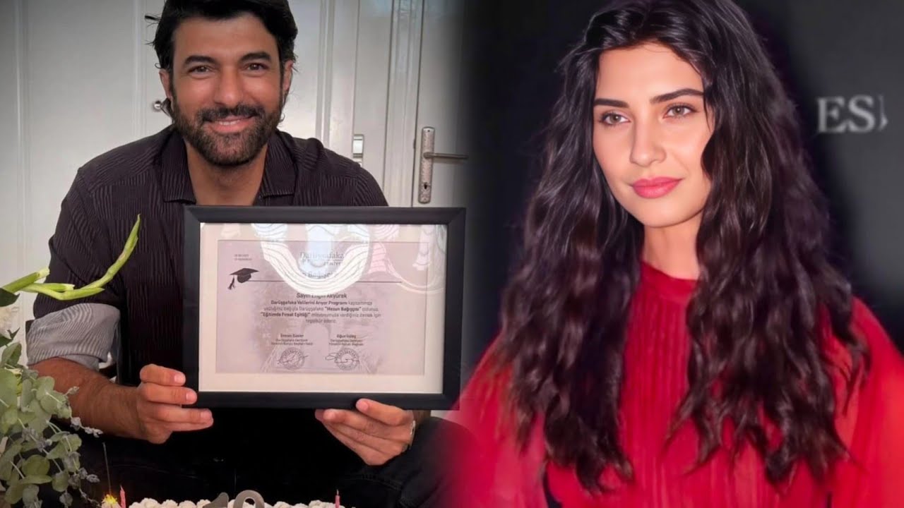 Birthday post from Engin Akyürek and Tuba Büyüküstün #tubabüyüküstün #enginakyürek #keşfetteyiz 