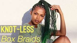 KNOTLESS BOX BRAIDS// BEGINNER FRIENDLY