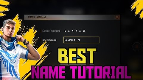 How to keep your name like Ankush FF Best name tutorial // sankalp gaming