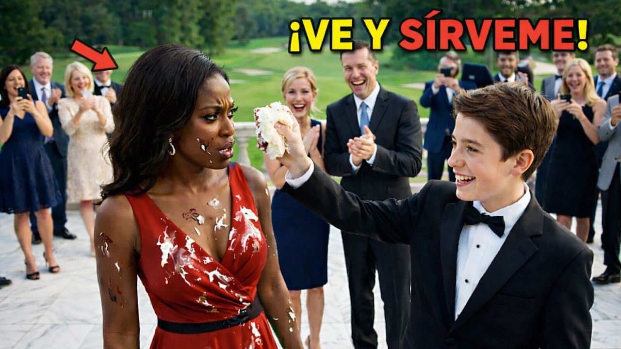 Boy millonario lanza pastel a CEO negra, sus padres se ríen — hasta que ella cancela su acuerdo de..