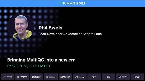 Nextflow Summit 2023 - Bringing MultiQC into a new era (Phil Ewels)