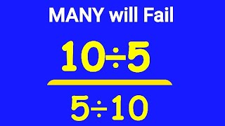 Only 1 in 5 Can Solve This Math Problem!