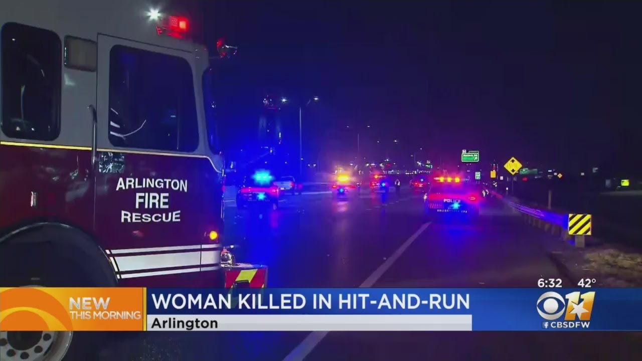 Woman Killed In Hit-And-Run Crash In Arlington - YouTube
