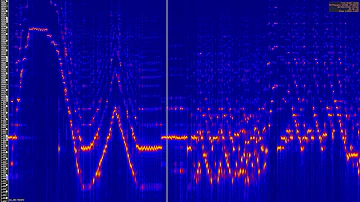 Antal Zalai plays Paganini Caprice No.5 : Spectrum Analysis (with harmonics)