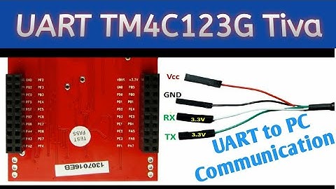 UART Communication Between PC and TM4C123 Tiva C LaunchPad (DEMO)