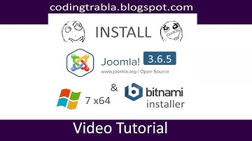 Install Joomla!  3.6.5 on Windows 7 localhost via Bitnami installer byAO