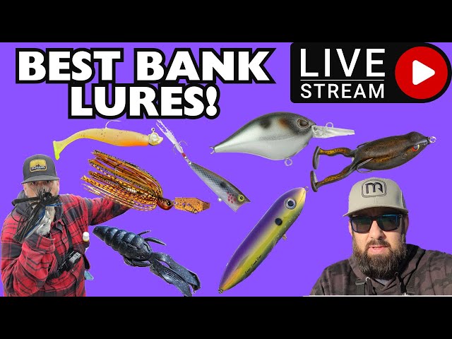 LIVE) Ranking the BEST Bank Fishing Lures 