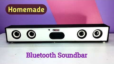 How to make Bluetooth soundbar from PVC