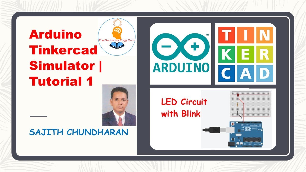 Blinking LED Circuit - Arduino Tinkercad Simulator Tutorial 1 - YouTube