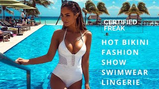 Hot fashion show | Swimwear Lingerie collection️ | Sexy Models in Bikini  | Try on haul | HD
