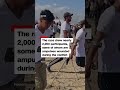 Palestinian war amputees compete in Gaza marathon