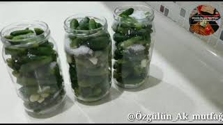 Kaynar Su Ile Kütür Kütür Salatalık (Kornişon) Turşusu Nasıl Yapılır? Turşu Tarifleri. Turşu Yapımı📌