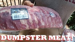 Amazing DUMPSTER DIVING & SCORE  Hundreds of Dollars Worth of Meat for Holiday Weekend Barbeque Fun!