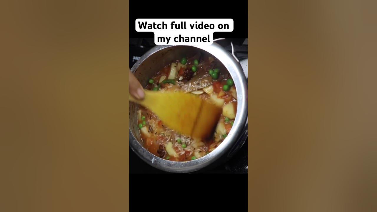 Veg Pulao Cooker recipe onepotdish pulao recipeforbeginners 