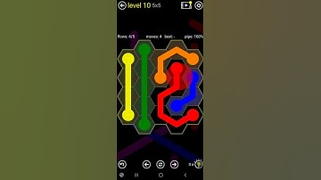 How To Solve Flow Free Hexes Classic Pack Level 10 Easy 5x5 Board Walk Through Solution Walkthrough