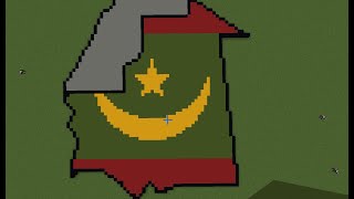 small scale world flag map part 9
