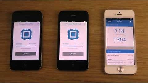 iPhone 5 iOS 7 Beta 6 vs  iPhone 4S iOS 7 Beta 6 vs  iPhone 4 iOS 7 Beta 6   Geekbench 3 Benchmark S