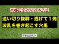 【京都記念2022】気配抜群の穴馬とは？