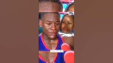 Floyd mayweather crying after losing the olympics #boxing