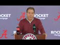 Nick Saban previews Alabama-LSU