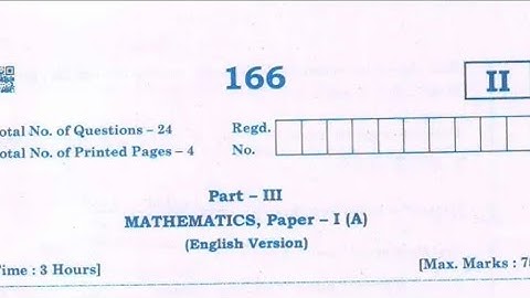 ap inter 1st year maths 1a question paper 2023__ ap intermediate maths 1a question paper public exam